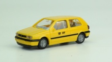 WIKING 049-00A Volkswagen Golf II geel post NIEUW