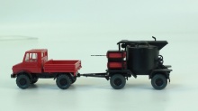 WIKING 405-00 UNIMOG vrachtwagen met teerkoker - Img 2