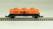 Bachmann 70150 42'; Three Dome Tank car SHELL