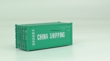 Evermodel container 20' bedrukte zijkanten CHINA SHIPPING