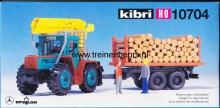 KIBRI 10704 Mercedes trekker met aanhanger met hout