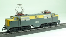 Märklin 3055 E-lok NS 1212 Grijs/geel gebruikt - Img 2