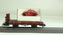 Märklin 46063 Lage bakwagen met VW kever DB