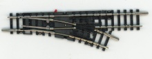 Minitrix 14953-G Rails handwissel rechts 24 graden gebruikt