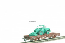 Roco 47496 Rongenwagen beladen met graafmachine Sdchwarzbau - Img 2