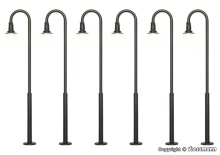 VIESSMANN 61406 Set van 6 gebogen lantaarns gebruikt