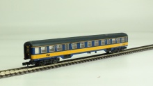 Fleischmann 8656 Snetreinrijtuig NS geel/blauw 2e klasse gebruikt N (1:160) OVP - Img 2