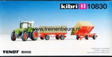 KIBRI 10830 Tractor met twee aanhangers
