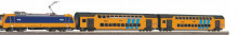 PIKO 97939 NS BR 185 startset met twee dubbeldekswagens, railovaal en trafo