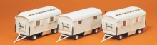 PREISER 20005 Drie woonwagens (verpakking heeft deuk)