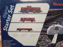Roco 51154 Startset met BR 290, twee goederenwwagens, ROCOline railovaal,