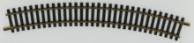 Fleischmann 6030 Gebogen rail Radius 2 = 415 mm 30 graden gebruikt oud nummer 1701