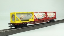 Märklin 47072 Draagwagen met containers 'Eurotrainer'