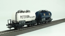 Märklin 48542 Set met twee ketelwagens Pieter Bon (zwart en wit) - Img 2