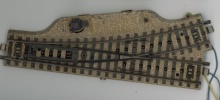 Märklin 5204A-G Wissel electrisch rechts 24,17 graden GROTE lantaarn gebruikt standaard kwaliteit