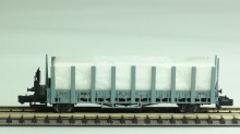 Minitrix 15644-18 Rongenwagen met ingepakte lading