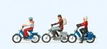 PREISER 10125 Drie brommers