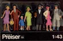PREISER 8500 Reizigers (vooroorlogs) 6 stuks