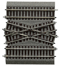 Roco 42598 Rocoline met brede bedding H0 Middenstuk dubbele railverbinding gebruikt