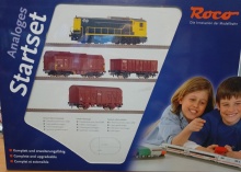 Roco 51141 Analoge startset NS 2209 met drie goederenwagens railovaal ROCOline, trafo en regelapparaat