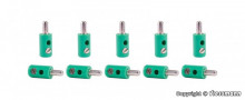 VIESSMANN 6872 10 banaanstekers groen oude type (dikker)\