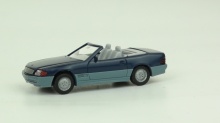 WIKING 142-02 Mercedes 500 SL Cariolet donkerblauw NIEUW