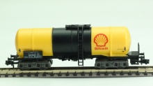 Fleischmann 8481 Ketel Ketelwagen SHELL 4-asser gebruikt N (1:160) OVP
