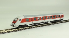 Fleischmann 8600K Sneltrein Rijtuig KOPRIJTUIG rood/lichtgrijs NIEUW N (1:160) OVP - Img 2