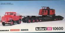 KIBRI 10600 Kaeble truc met oplegger met kraamhuis