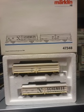 Märklin 47348 Set van twee Schenker schuifwandwagens NIEUW