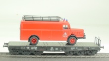 Märklin 48755 Zwaarlastwagen met brandweerauto