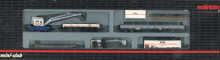 Märklin 87512 Kraanwagen set- Kraanwagen, plastte bak, rongenwagen met container, grijper en gesloten goederenwagen