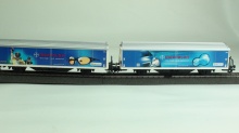 Märklin 94193 Set van twee schuifwandwagens Bayer Makrolon