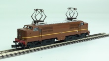 Minitrix 1282BR E-lok NS 1220 bruin NIEUW (uit startset)\ - Img 2