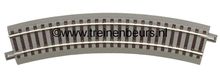 Roco 61122 Geoline met bedding H0 Gebogen rail radius 2 (358mm) 30 graden NIEUW