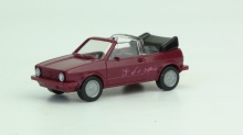 WIKING 046-01 Volkswagen Golf I Cabrio donkerrood NIEUW