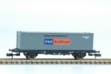 Fleischmann 8241K Container Containerwagon 40ft P&O NIEUW N (1:160) OVP