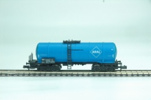 Fleischmann 8483-G Ketelwagen ARAL 4-asser gebruikt N (1:160) OVP