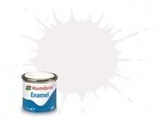 Humbrol 0415 Verf NR.34 WIT MAT TINL. (14ML)