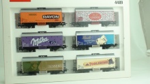 Märklin 4489 Set met zes Zwitsersze chocolade- wagens
