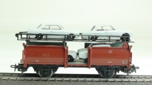 Märklin 4612.1 Autotransporter DB beladen met 4x Ford 12M