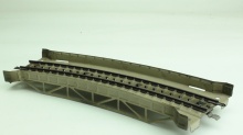 Märklin 7167-G1 Gebogen brugdeel gebruikt goede kwaliteit gebruikt