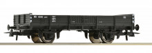 Roco 56280 Platte bakwagen Ommp 50 grijs NS