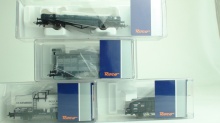 Roco 76077 Set met vier wagens NS tijdperk 1: Rongenwagen, open goederenwagen, veewagen en ketelwagen