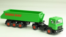 WIKING 676-02 27 M.A.N.Oplegger met kiepbak WIMO BAU