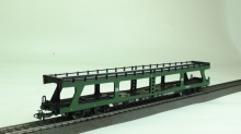 Märklin 4084 Autotransportwagen groen gebruikt - Img 2