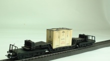 Märklin 4618 Kuilwagen met witte kist gebruikt