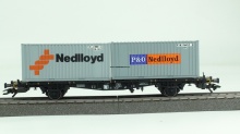 Märklin 47683 Containerwagen met twee 20' Nedlloys containers