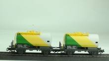 Märklin 48544 Twee waterwagens wit/geel/groen
