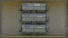 Minitrix 15618 Set met 3 kalkwagens NS